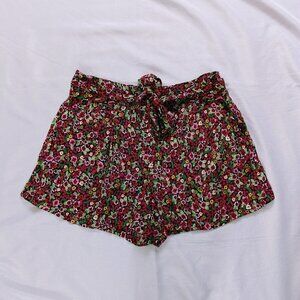 United Colors of Benetton Bright Floral Shorts Size 10